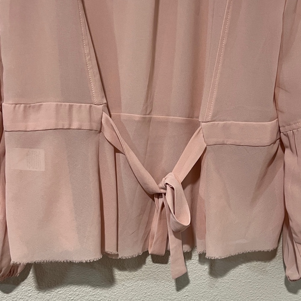 Chelsea28 Elegant Rose Pink Blouse - Picture 7 of 10
